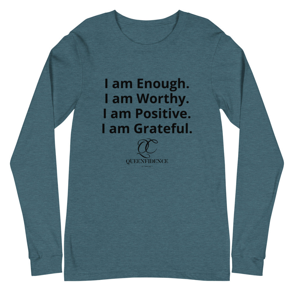 I am Enough QC - Unisex Long Sleeve Tee