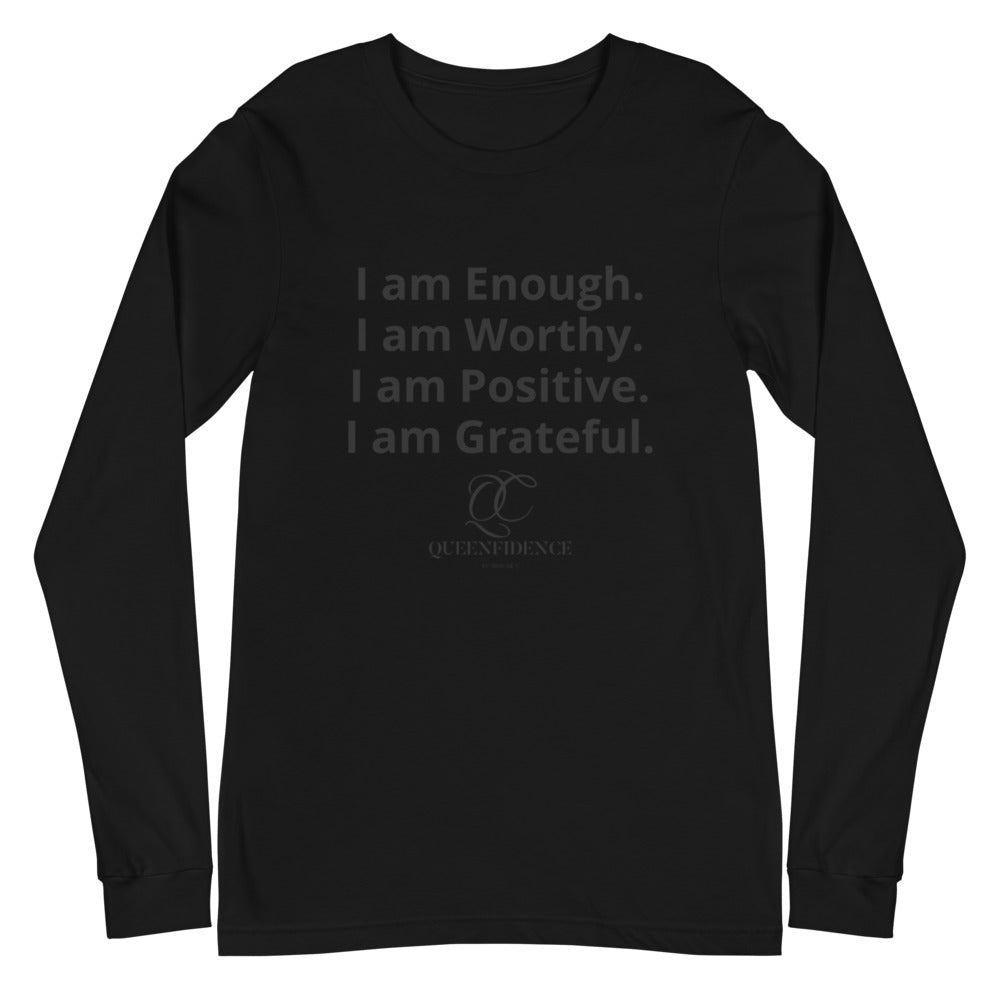 I am Enough QC - Unisex Long Sleeve Tee