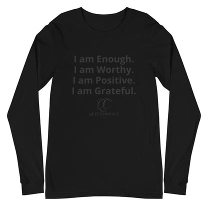 I am Enough QC - Unisex Long Sleeve Tee