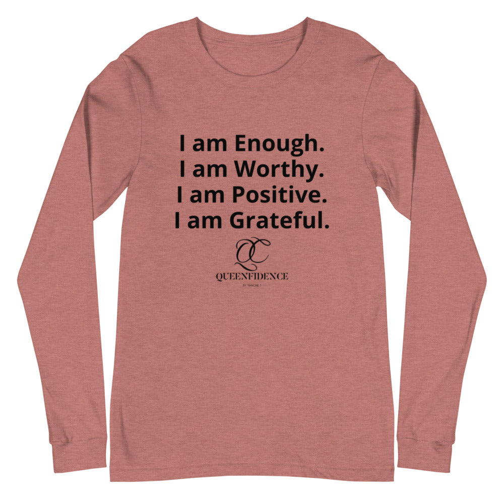 I am Enough QC - Unisex Long Sleeve Tee