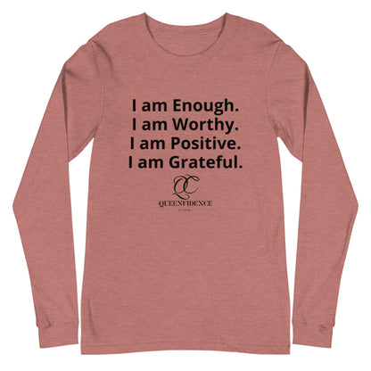 I am Enough QC - Unisex Long Sleeve Tee