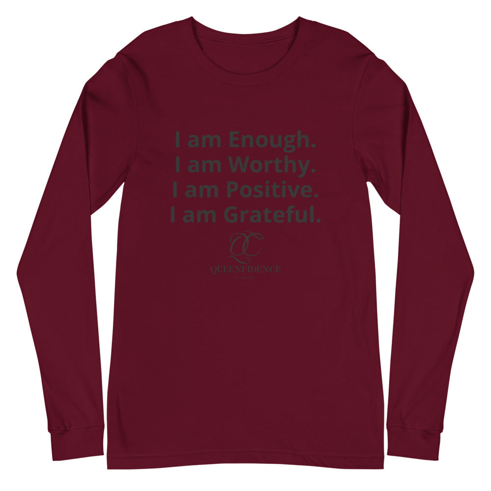 I am Enough QC - Unisex Long Sleeve Tee