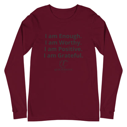 I am Enough QC - Unisex Long Sleeve Tee