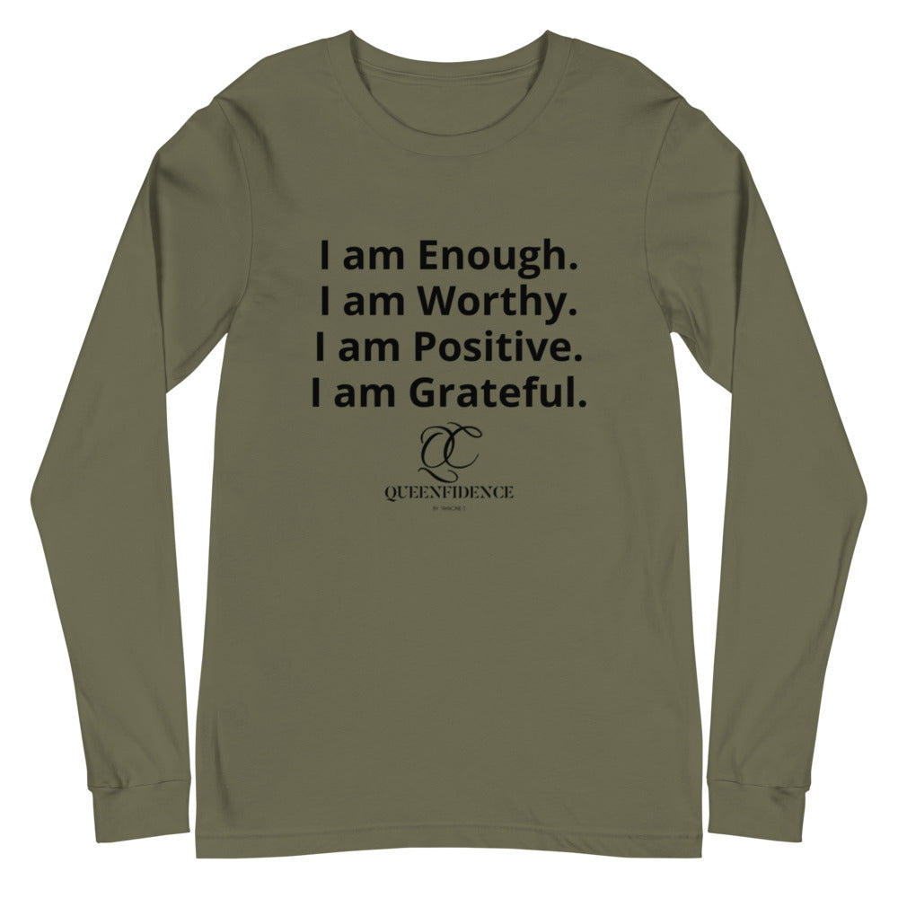 I am Enough QC - Unisex Long Sleeve Tee